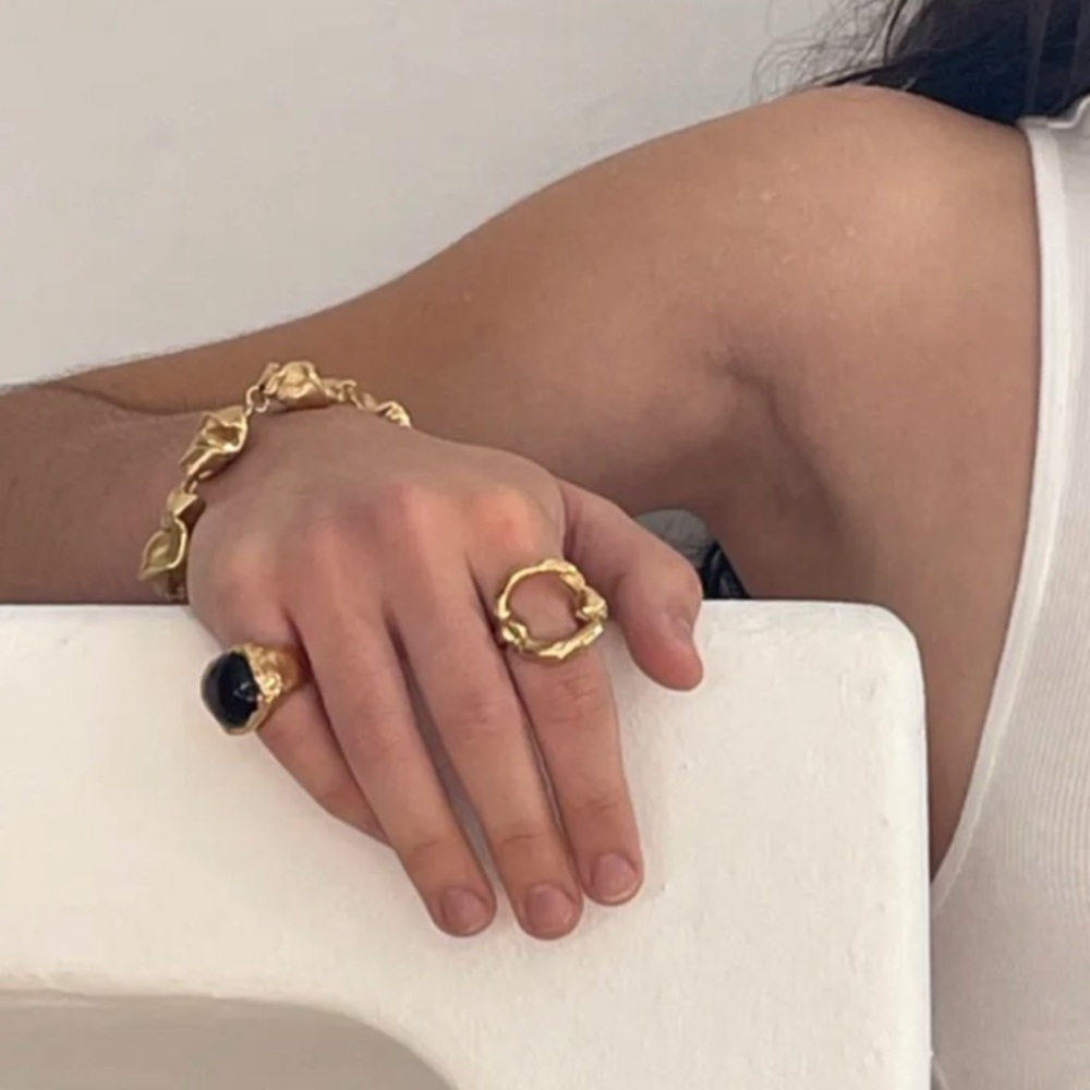 Simuero Timon Gold Plated Ring